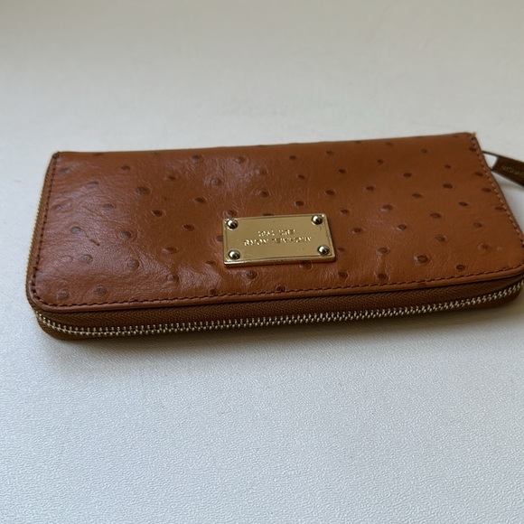 Michael Kors Light Brown Jet Set Leather Wallet Continental 8 x 4" - Picture 4 of 7